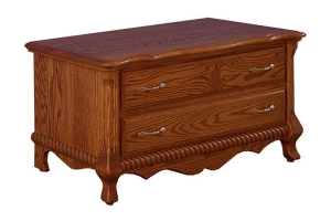 two drawer bedside chest