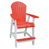 poly  bar height chair 