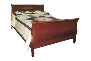 mission solid sleigh bed