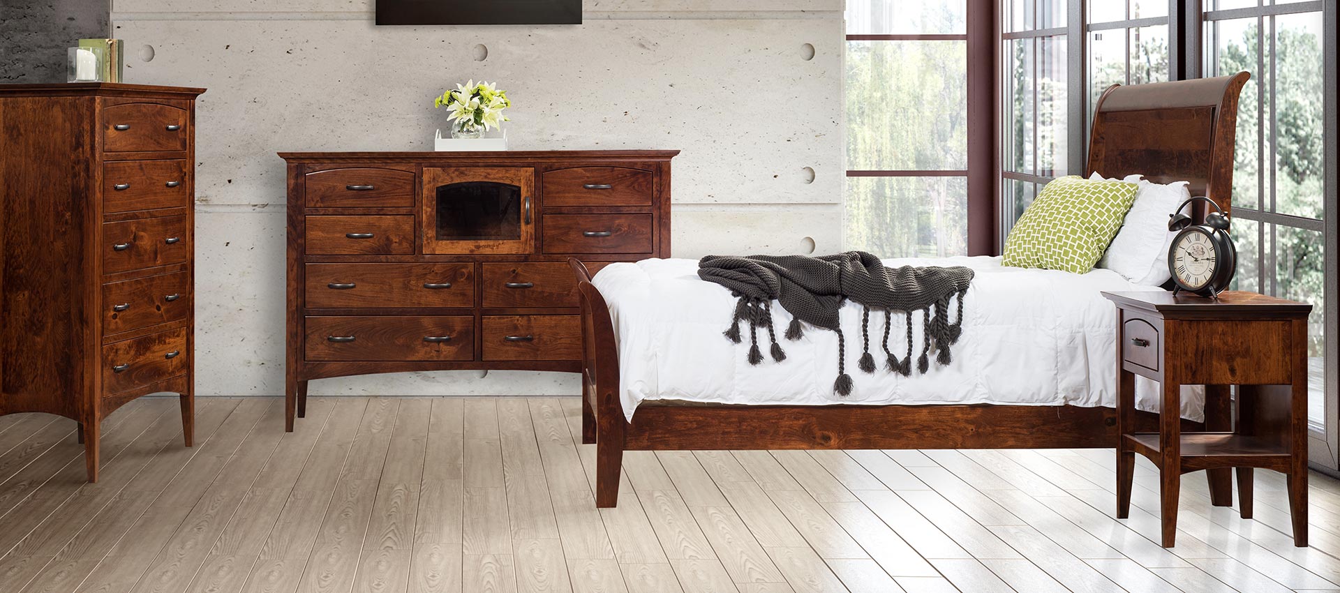 amish crafted bedroom collection
