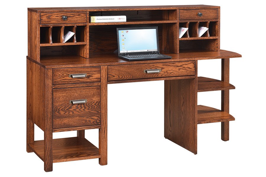 46-10 | Computer Desk and Hutch 