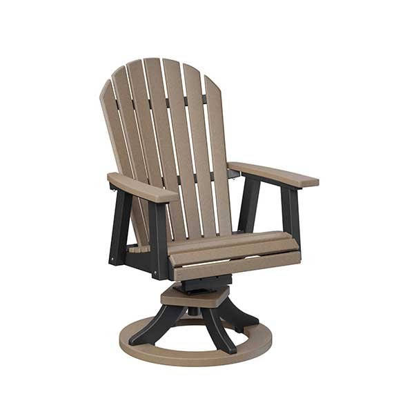 191-33 | Poly Swivel Rocker Dining Chair 
