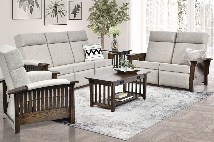 37-13 | Upholstered Mission Wallhugger Collection