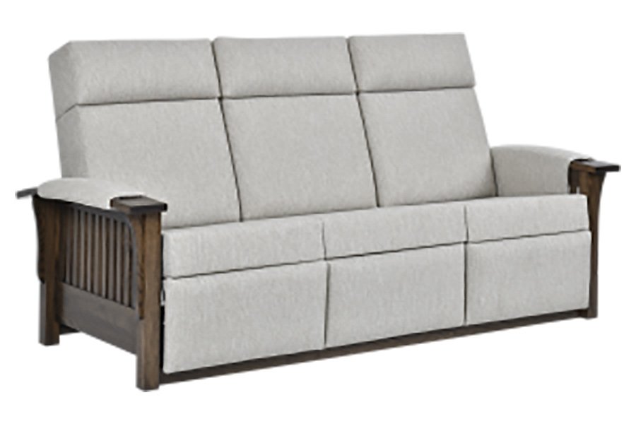 37-12 | Upholstered Mission Wallhugger Sofa 