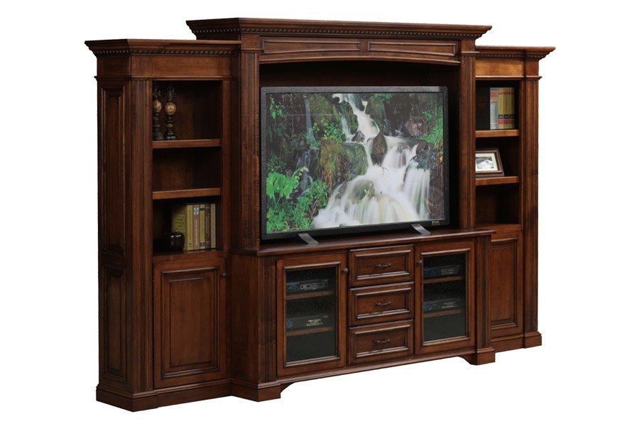 212-55 | Entertainment Center with Bookcases