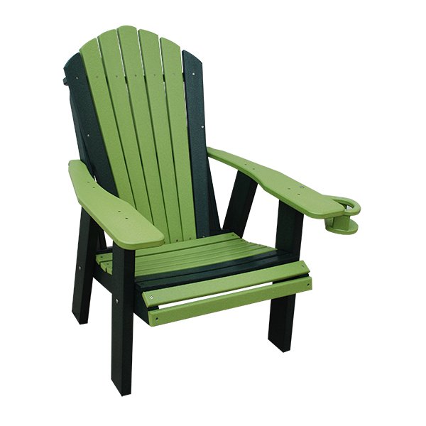 235-10 | Poly Adirondack Chair with Cup Holder 