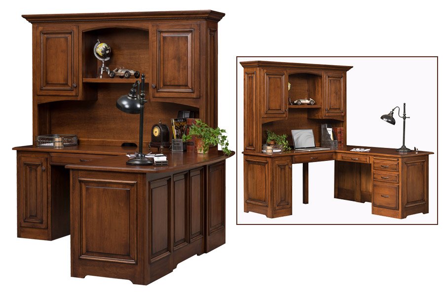 212-21 | Corner Desk and Hutch 
