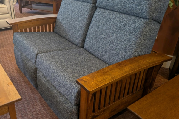 85-2-WH | Mission Loveseat Wall Hugger Recliner
