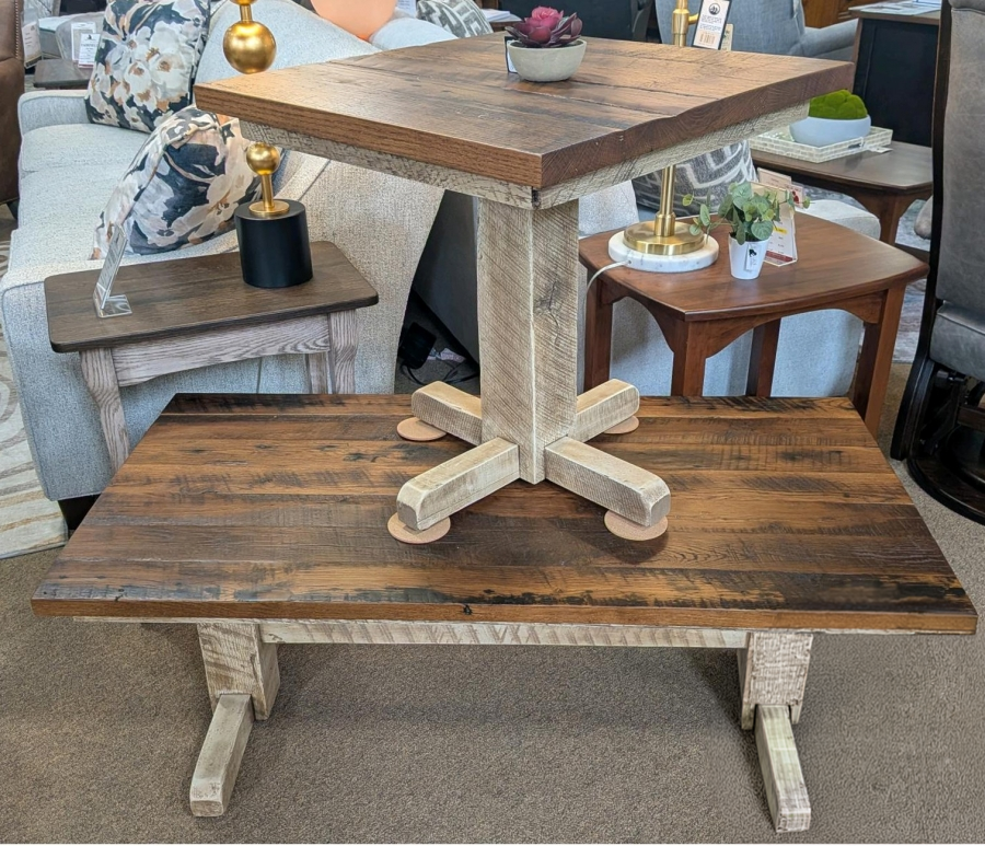 12-Set LOU | Reclaimed Trestle Occasional Set