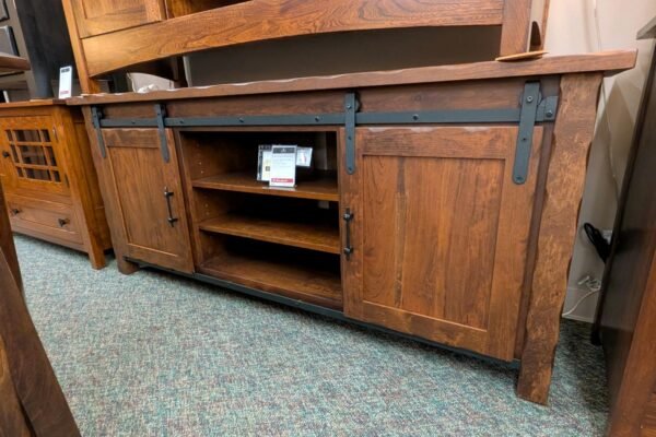 HHD-7030 LAN | Hand Hewn Barndoor TV Stand