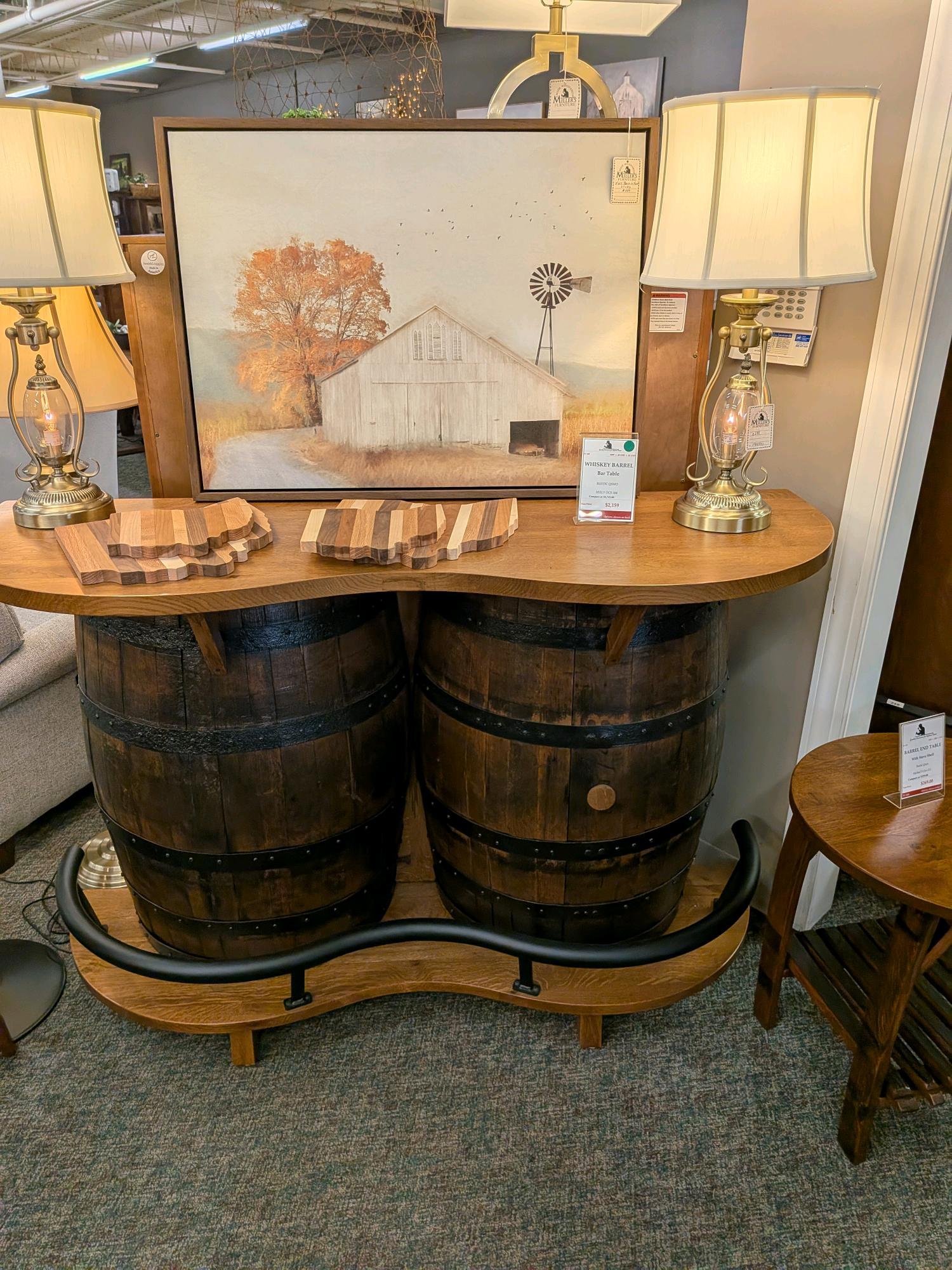 160 PAT | Whiskey Barrel Bar
