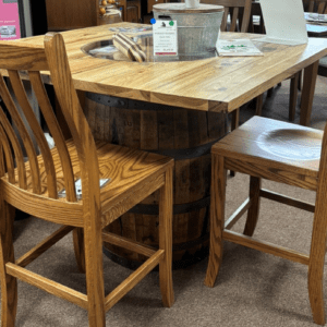 153 | Whiskey Barrel Table