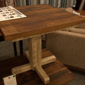 12-A|  Reclaimed trestle style coffee table