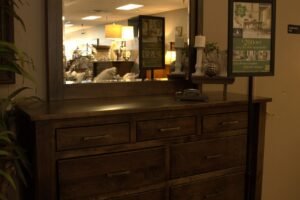 208,213 | Lindholt high dresser and mirror