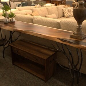 456-301| Live edge console table