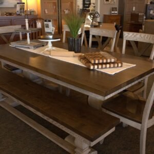 197-211| Mammoth double pedestal table
