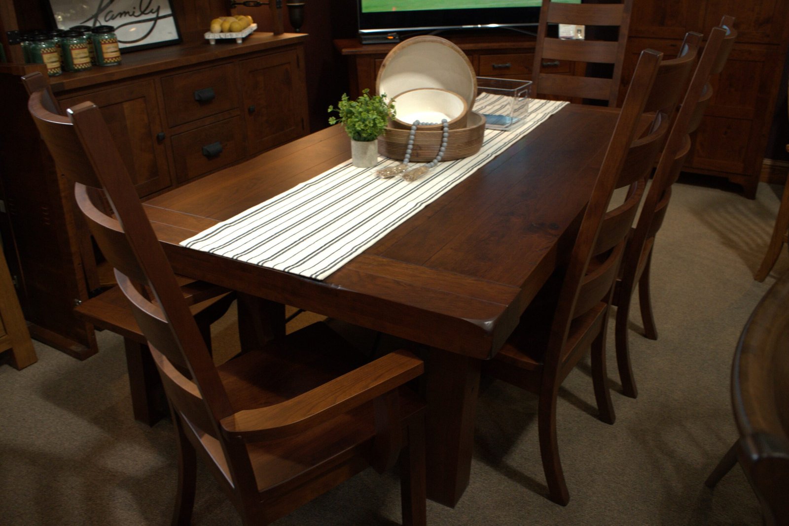 ST-4272-2L | Settler's trestle table