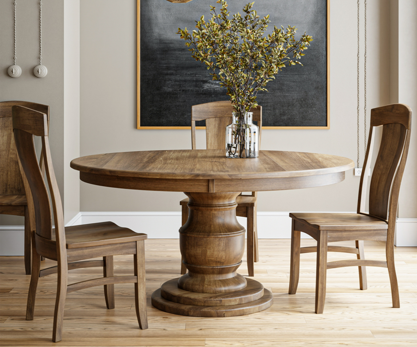 Burlington Single Pedestal Table Collection