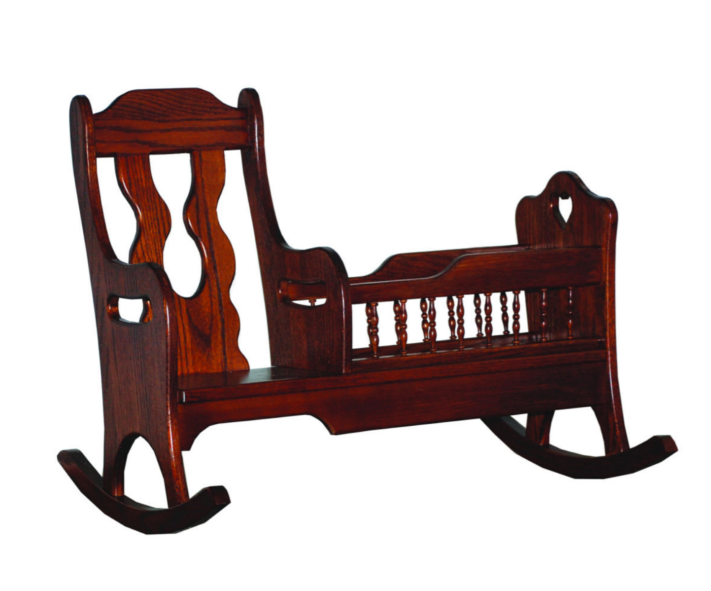 Childs rocker and cradle