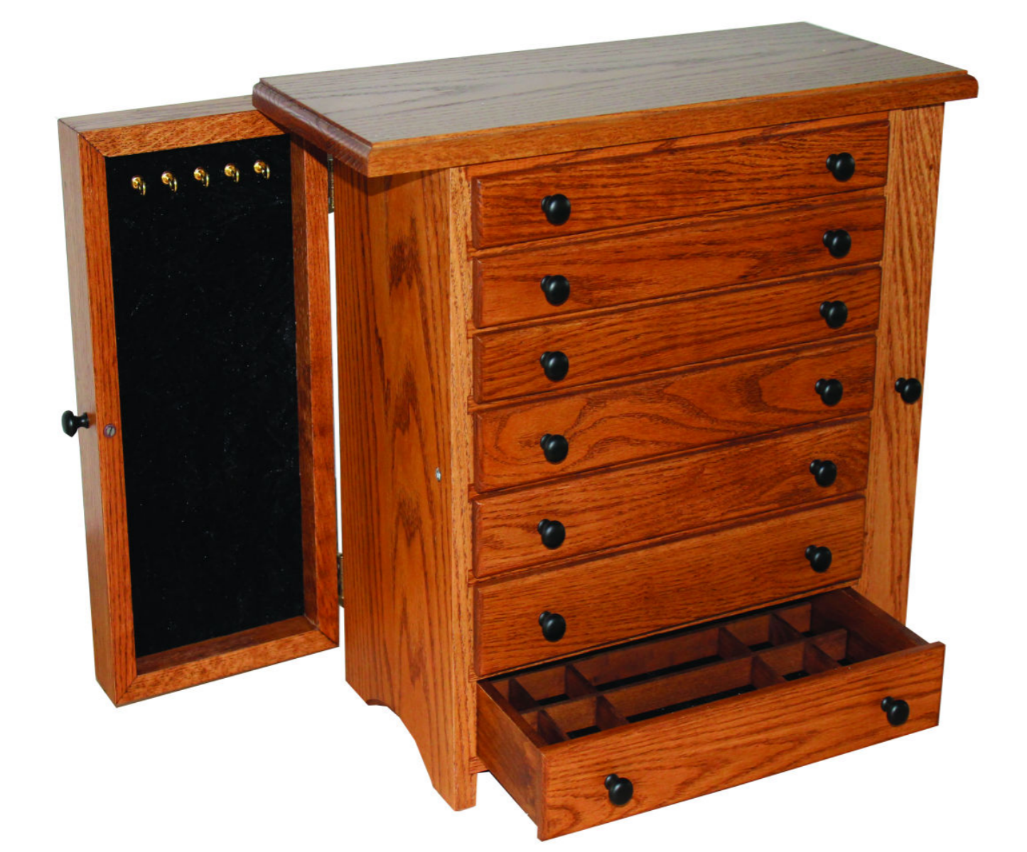 7-Drawer Jewelry Chest with Wings