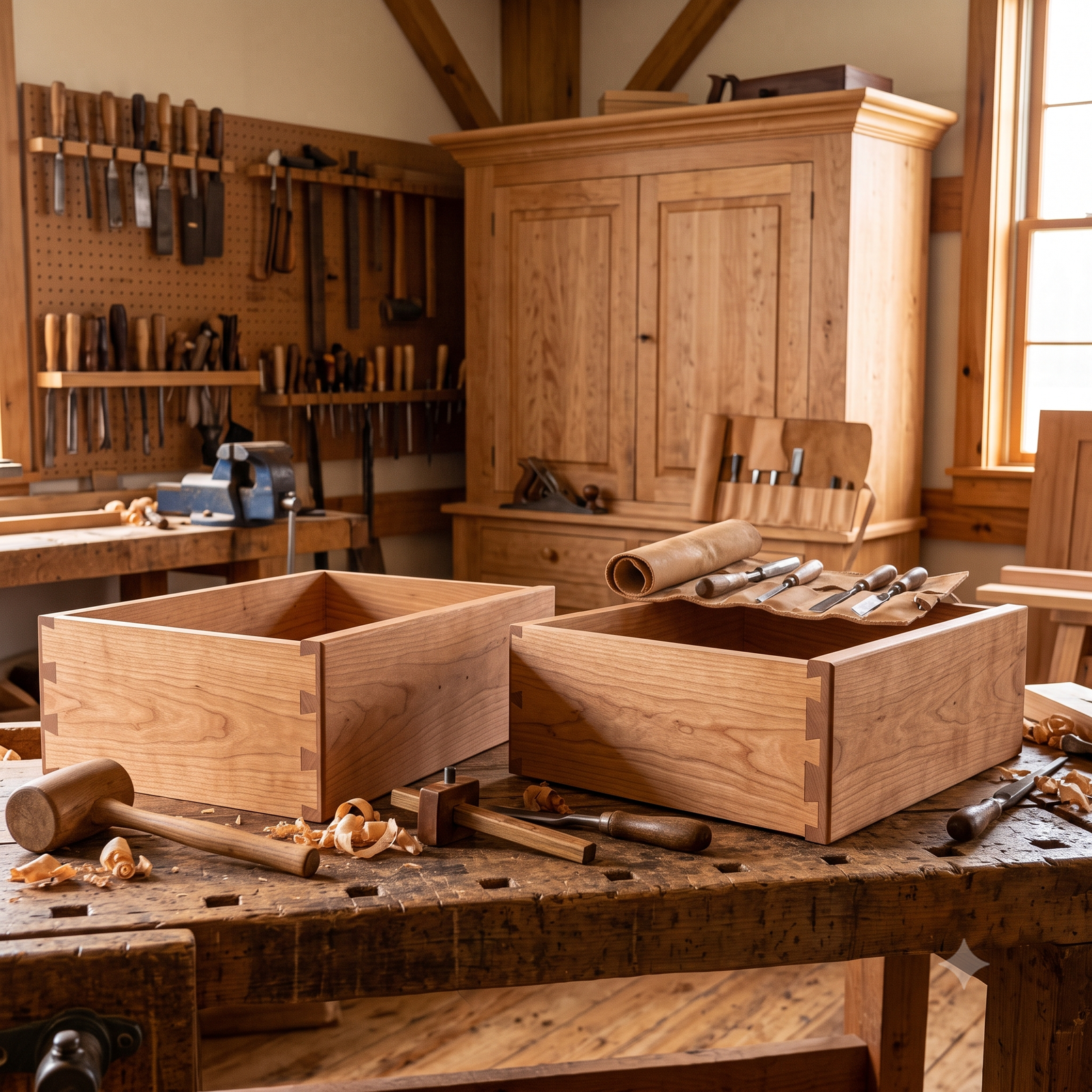 English dovetail and French dovetail