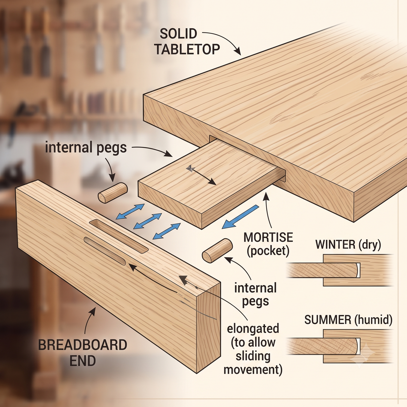 Wood expansion