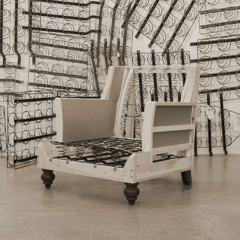 Premium Smith Brothers chair with high quality springs available at Millers Furniture Ohio