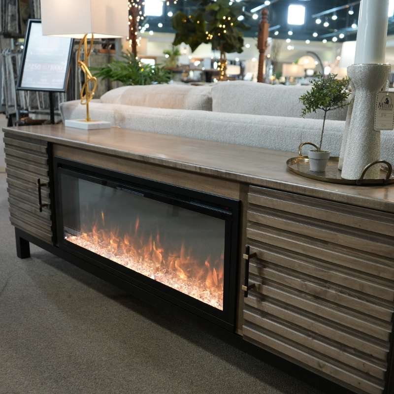 Anderson fire TV stand New arrival Anderson fire TV stand now available at Millers Furniture