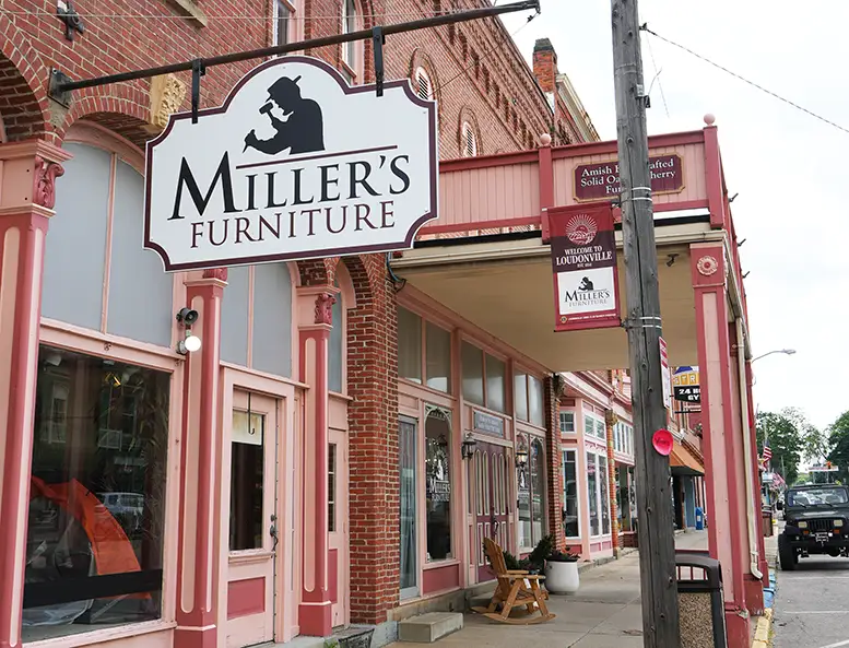 Miller's Furniture Amish Wood Shop near Bellville, Ohio