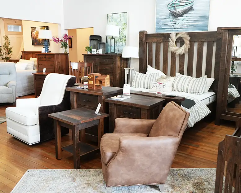 Miller's Furniture Amish Wood Shop Showroom Loudonville