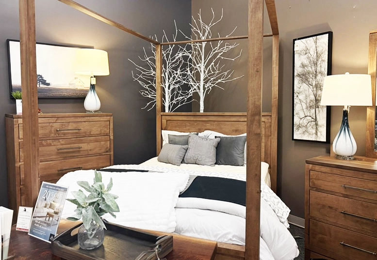Bedroom collection at Miller's Furniture near Pickerington, OH