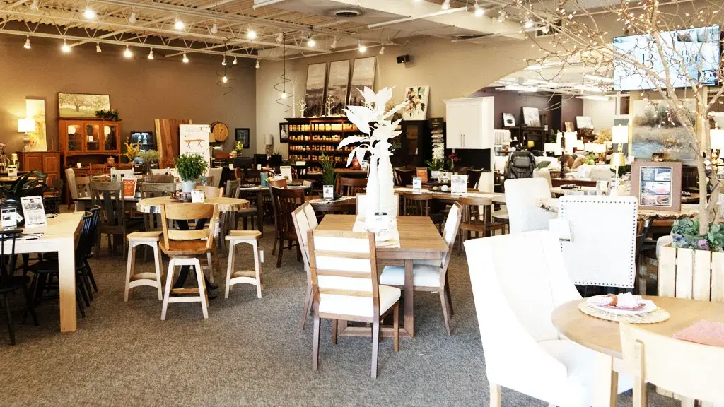 Miller's Furniture Showroom near Ashville, Ohio