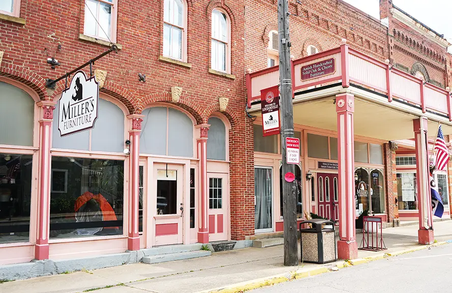 Miller's Furniture Showroom Near Wooster, Ohio